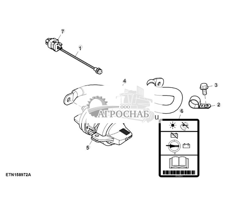 Переключатель, размыкающий переключатель аккумуляторных батарей, со светодиодным индикатором, двигатель FT4 (804001 - ) - ST892311 168.jpg